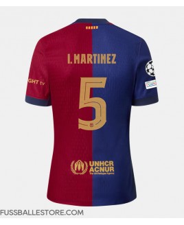 Günstige Barcelona Inigo Martinez #5 Heimtrikot 2024-25 Kurzarm